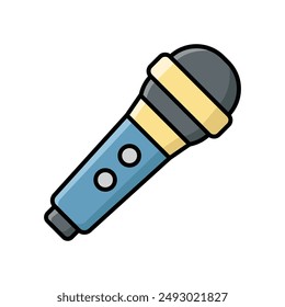 microphone icon vector design template simple and clean