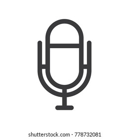 Microphone Icon Vector Design Template