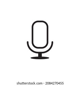 plantillas de diseño de vectores de iconos de micrófono