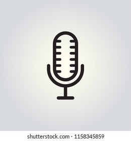 microphone icon vector EPS 10