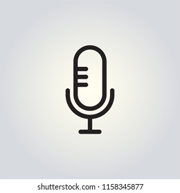 microphone icon vector EPS 10