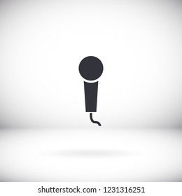 Microphone icon. Vector  Eps 10 