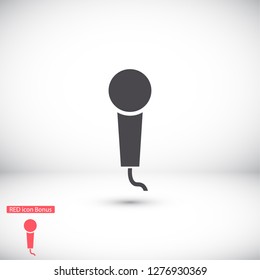 Microphone icon. Vector  Eps 10 