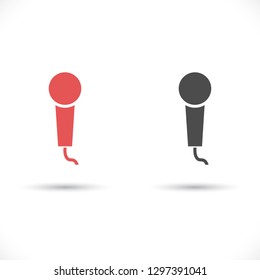 Microphone icon. Vector  Eps 10 