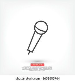 Microphone icon. Vector Eps 10 Design Flat illustration best sound recording
