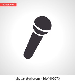 Microphone icon. Vector Eps 10 Design Flat illustration best sound recording