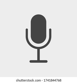 Microphone icon vector eps 10