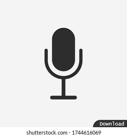 Microphone icon vector eps 10