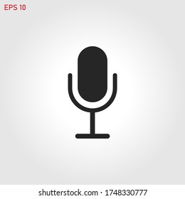 Microphone icon vector eps 10