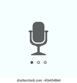 Microphone Icon, vector, icon flat