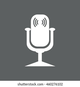 Microphone Icon, vector, icon flat
