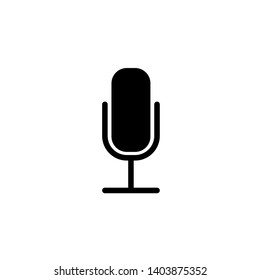 Microphone Icon vector flat design