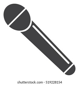 Microphone Icon Vector flat design style