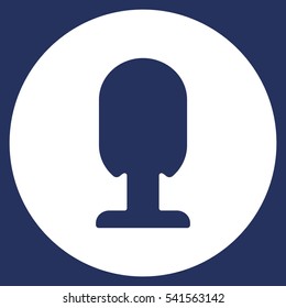 Microphone Icon Vector flat design style