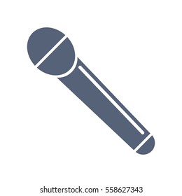Microphone Icon Vector flat design style