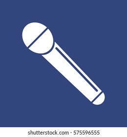 Microphone Icon Vector flat design style