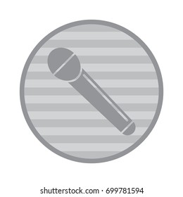 Microphone Icon Vector flat design style