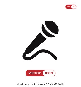 Microphone icon vector illustration