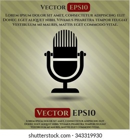 Microphone icon vector illustration
