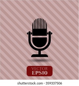 Microphone icon vector illustration