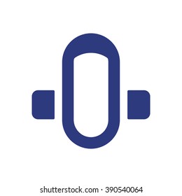 Microphone icon, vector illustration. 