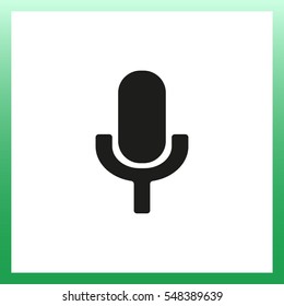 Microphone Icon, vector illustration