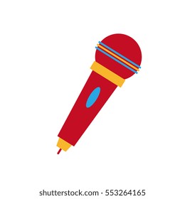 Microphone Icon. Vector Illustration