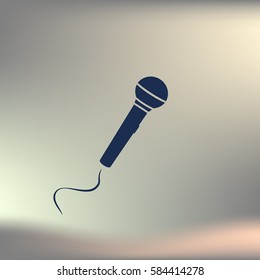 Microphone Icon Vector Illustration