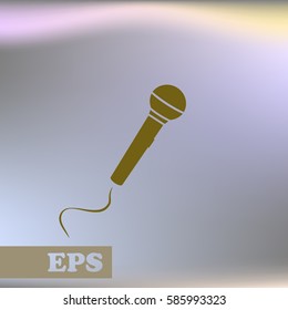 Microphone Icon Vector Illustration