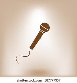 Microphone Icon Vector Illustration