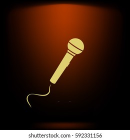 Microphone Icon Vector Illustration