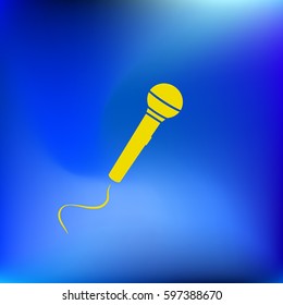 Microphone Icon Vector Illustration