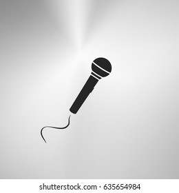 Microphone Icon Vector Illustration