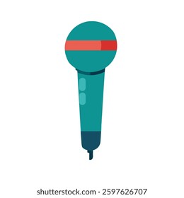 Microphone Icon vector illustration background white.