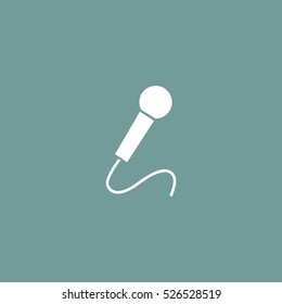 microphone icon vector illustration, can be used for web and mobile design