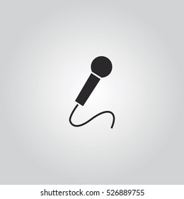 microphone icon vector illustration, can be used for web and mobile design