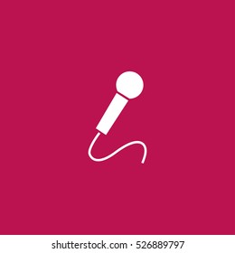 microphone icon vector illustration, can be used for web and mobile design