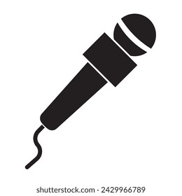 Mikrofon-Symbol Vektor-Illustration Design-Vorlage