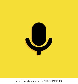 microphone icon. Vector illustration EPS 10.