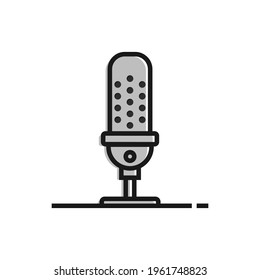 Microphone icon Vector Illustration, Vector EPS 10.