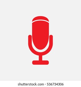 microphone icon, vector illustration EPS 10