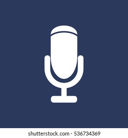 microphone icon, vector illustration EPS 10