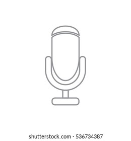 microphone icon, vector illustration EPS 10