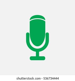 microphone icon, vector illustration EPS 10