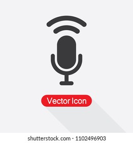Microphone Icon Vector Illustration Eps10