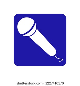 Microphone icon vector illustration eps10.