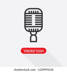 Microphone Icon Vector Illustration Eps10
