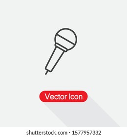 Microphone Icon Vector Illustration Eps10