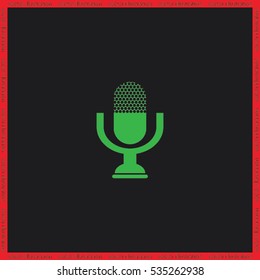Microphone icon vector illustration eps10.