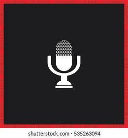 Microphone icon vector illustration eps10.